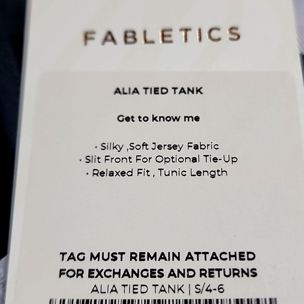 Fabletics Alia tieed tankk